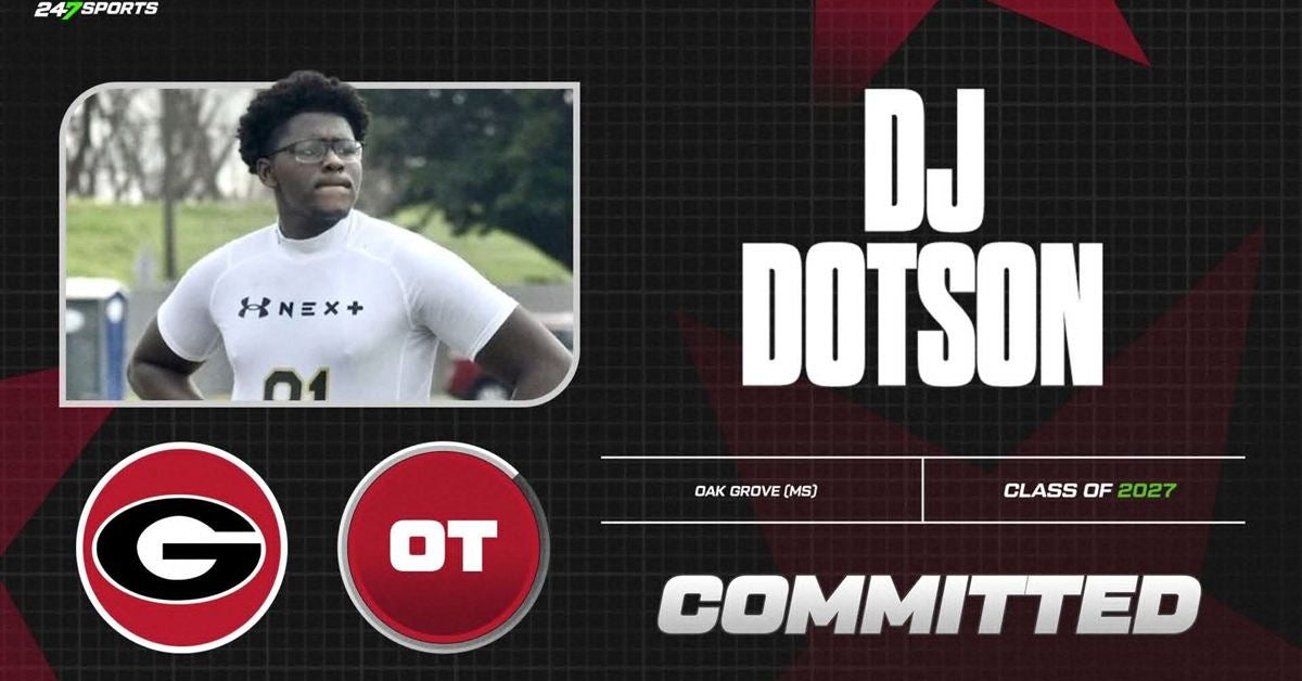 Offensive tackle DJ Dotson commits to Georgia Bulldogs following official visit