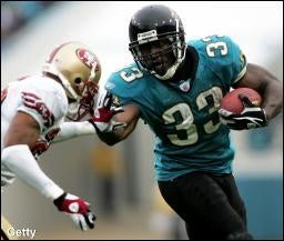 Jacksonville Jaguars RB Greg Jones, coachtomshaw