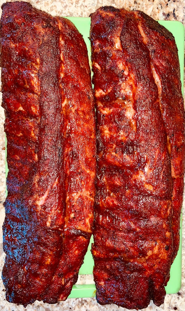 Smoking ribs at home