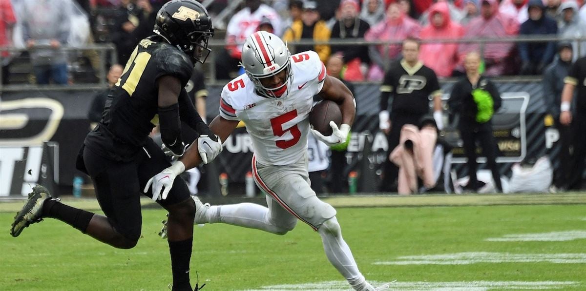 Dallan Hayden stays ready, steps in to help Ohio State's run game vs. Purdue