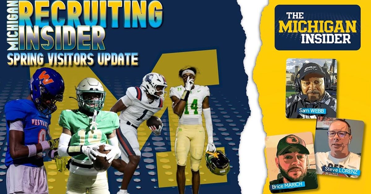 The Michigan Recruiting Insider: Spring Visitor Updates and more.