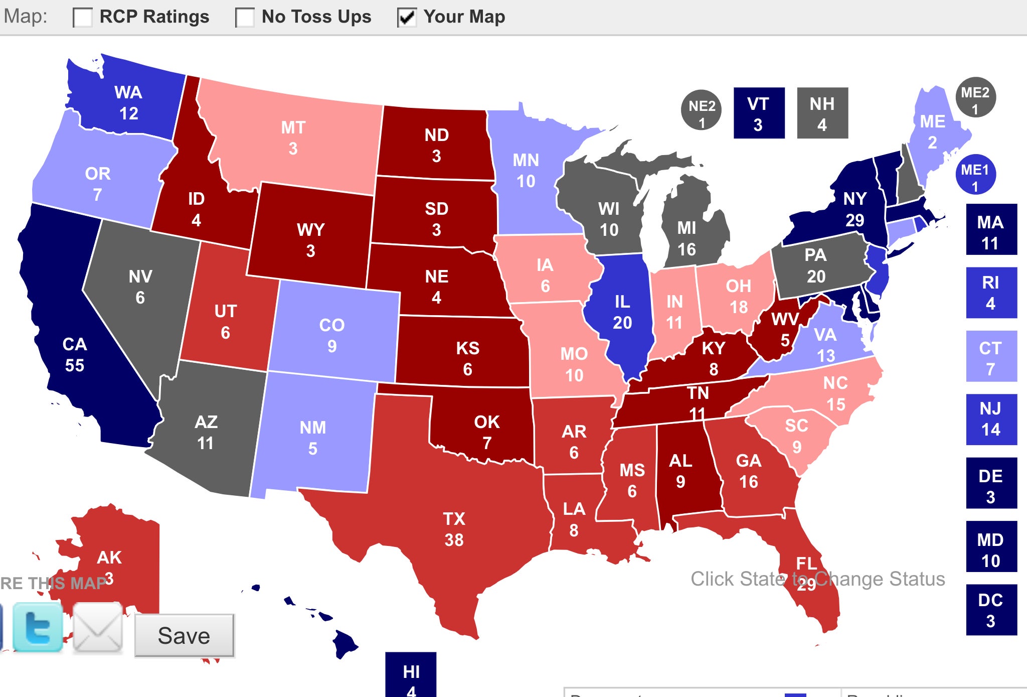 Your Own Electoral Map