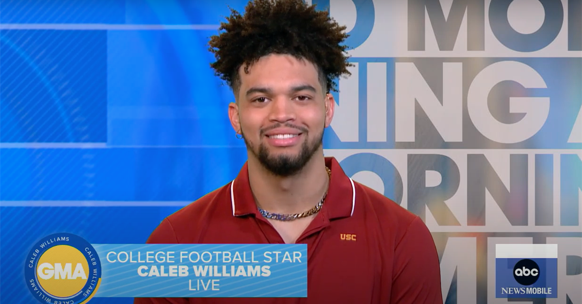 USC QB Caleb Williams speaks for the first time since transfer in Good Morning America appearance