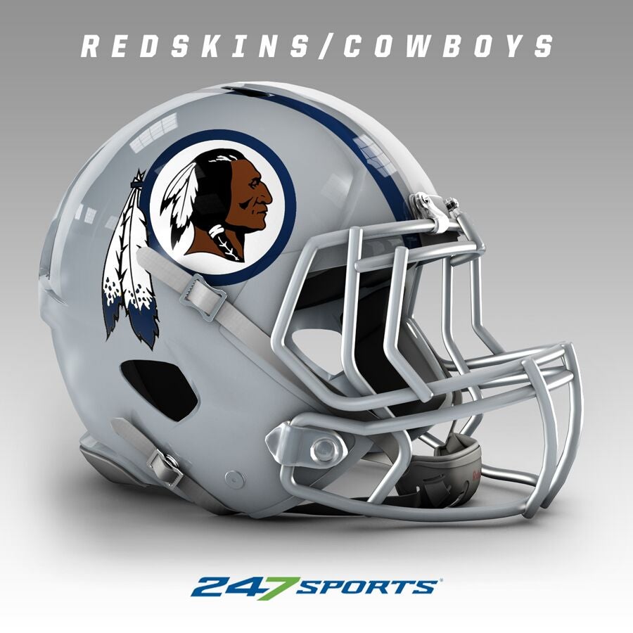 247Sports creates Texas football-Dallas Cowboys helmet design