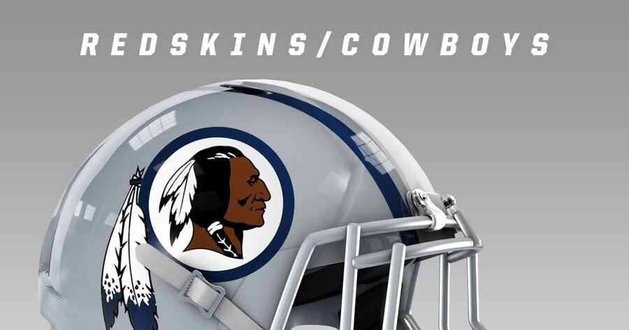 Cowboys helmet dallas preseason nfl during 247Sports NFL rivalry helmet edits for all 32 teams