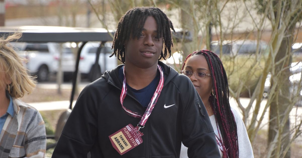 Tawaski 'TJ' Abrams says FSU is 'at the top' after multi-day Junior Day ...