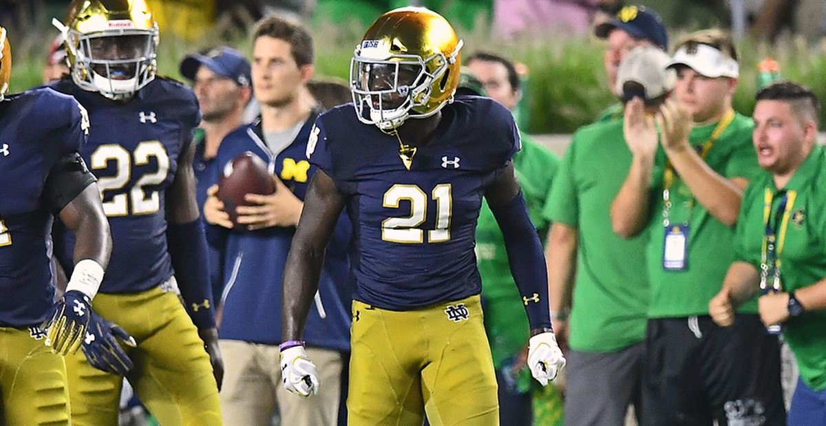 This Guy Plays Notre Dame Football: #21 Jalen Elliott - One Foot Down