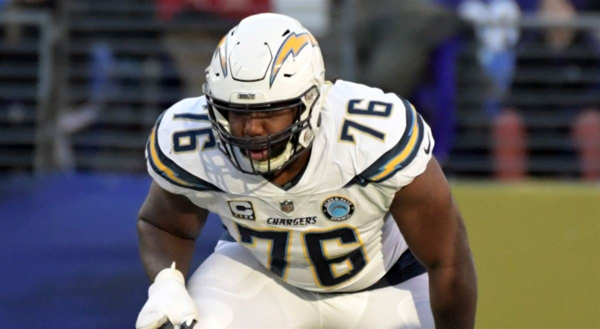 Los Angeles Chargers Russell Okung White City Edition Jersey in