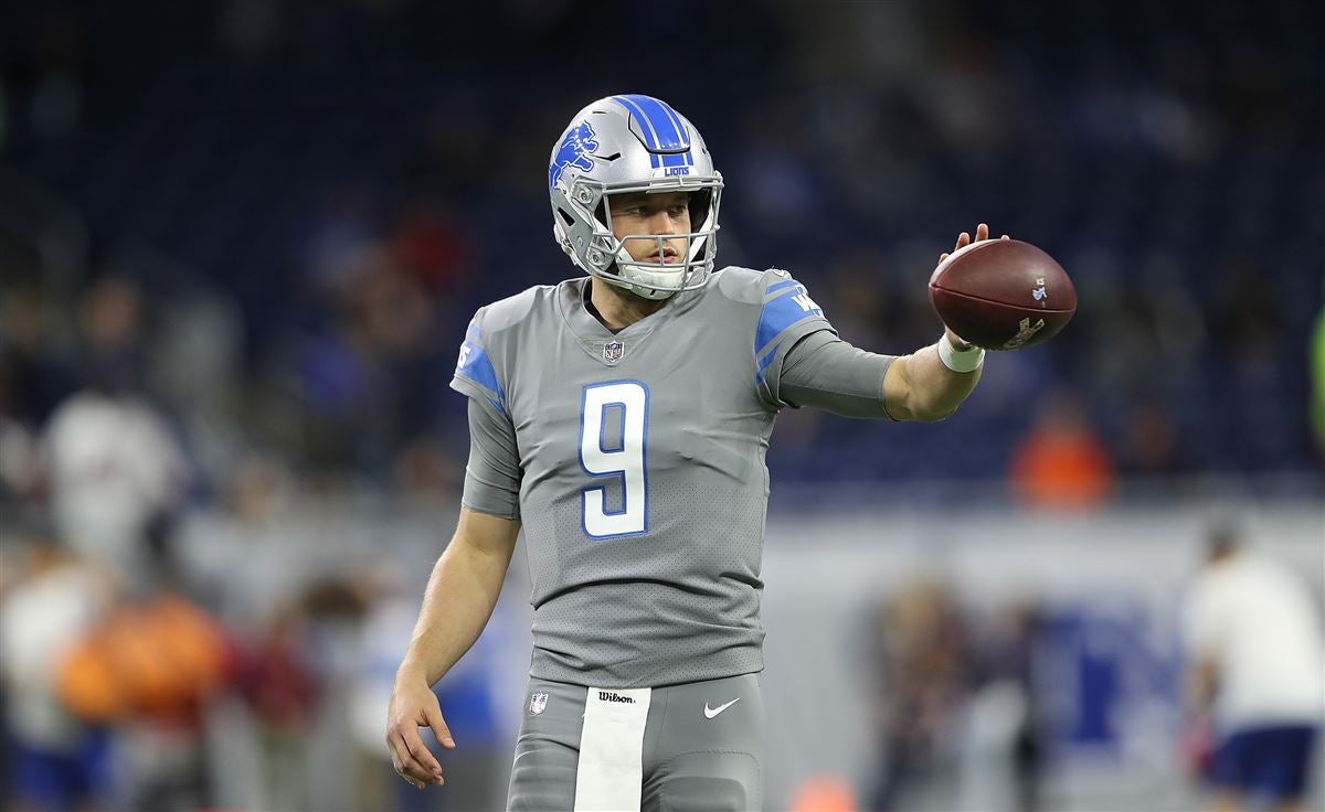 The Sports Report: Oh, that's right. Matthew Stafford is pretty