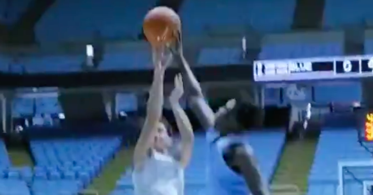 Video: UNC Basketball Runs Defensive Drills in Practice