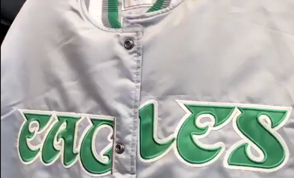 Eagles players get limited edition Starter jackets to commemorate London  game - Bleeding Green Nation