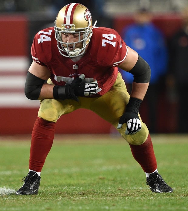 Ex-49ers, Central Michigan lineman Joe Staley has lost 50 pounds