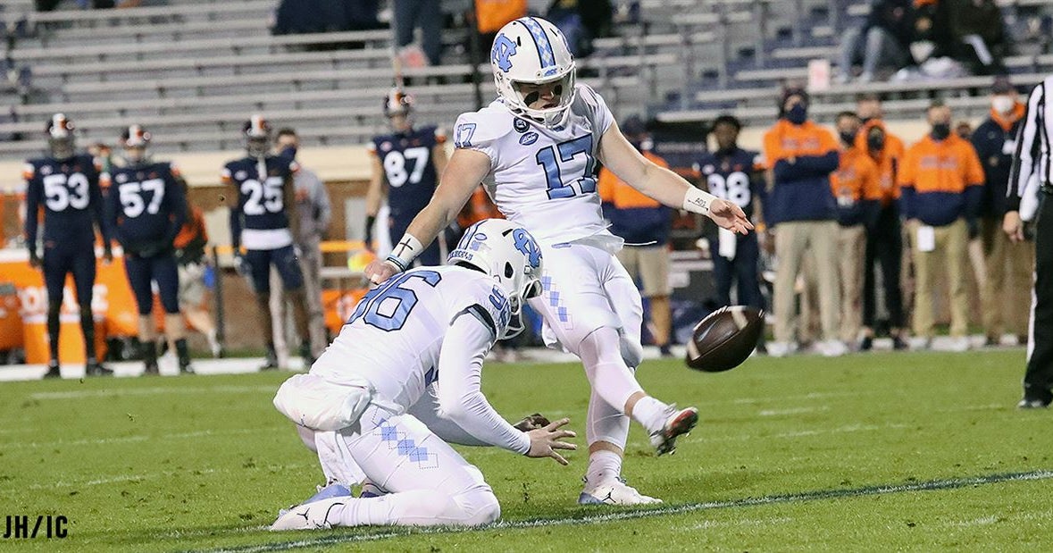 UNC Kicker Grayson Atkins Looks to Build on Strong Finish UNC Kicker Grayson Atkins Looks to Build on Strong Finish