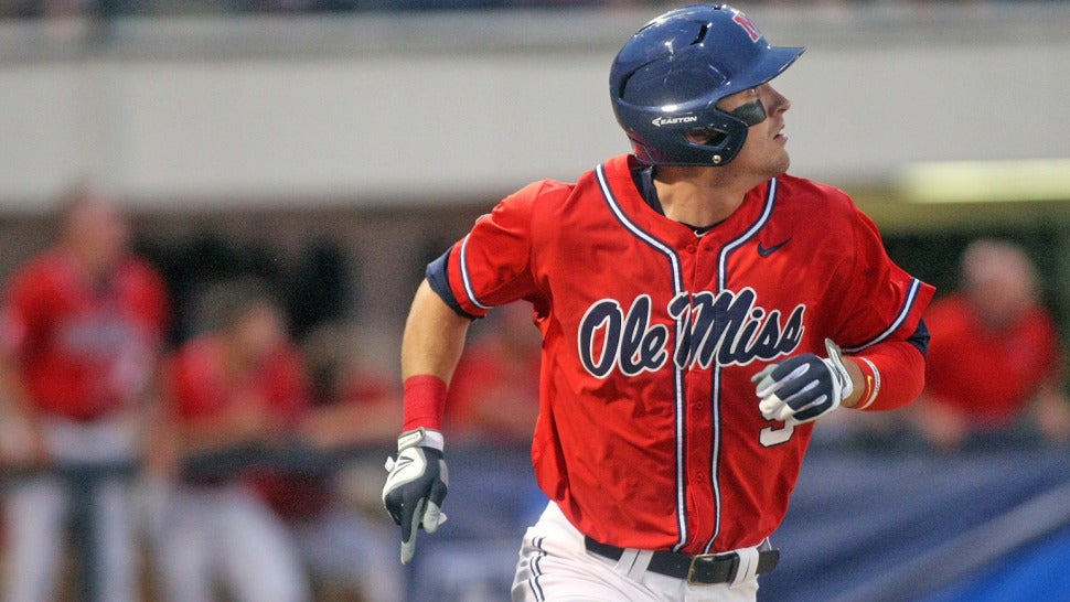 Ole Miss Rebels Baseball Mike Bianco Team Issued Batting Jersey NIKE