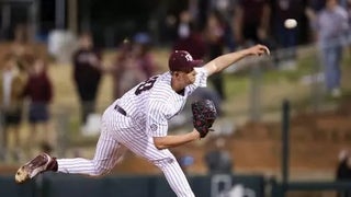 Texas A&M baseball pitcher Kaiden Wilson taken by Miami Marlins in ninth round of 2025 MLB Draft