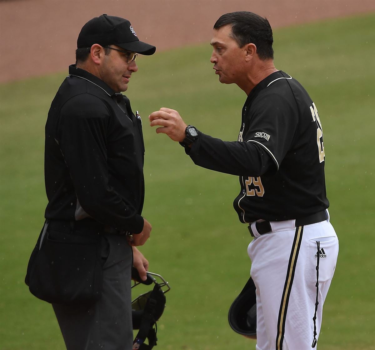 New Boston College baseball coach Todd Interdonato brings a player