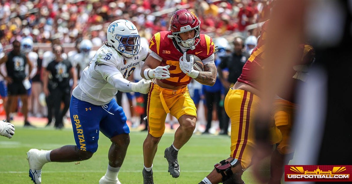 Tunnel Vision LIVE at 7pm - Freshmen shine in USC's 42-26 season opening victory over San Jose State