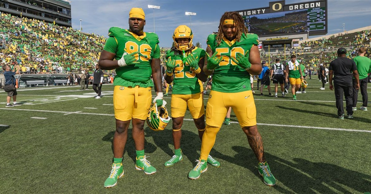 Evaluating No. 6 Oregon's Week 1 defensive line rotation
