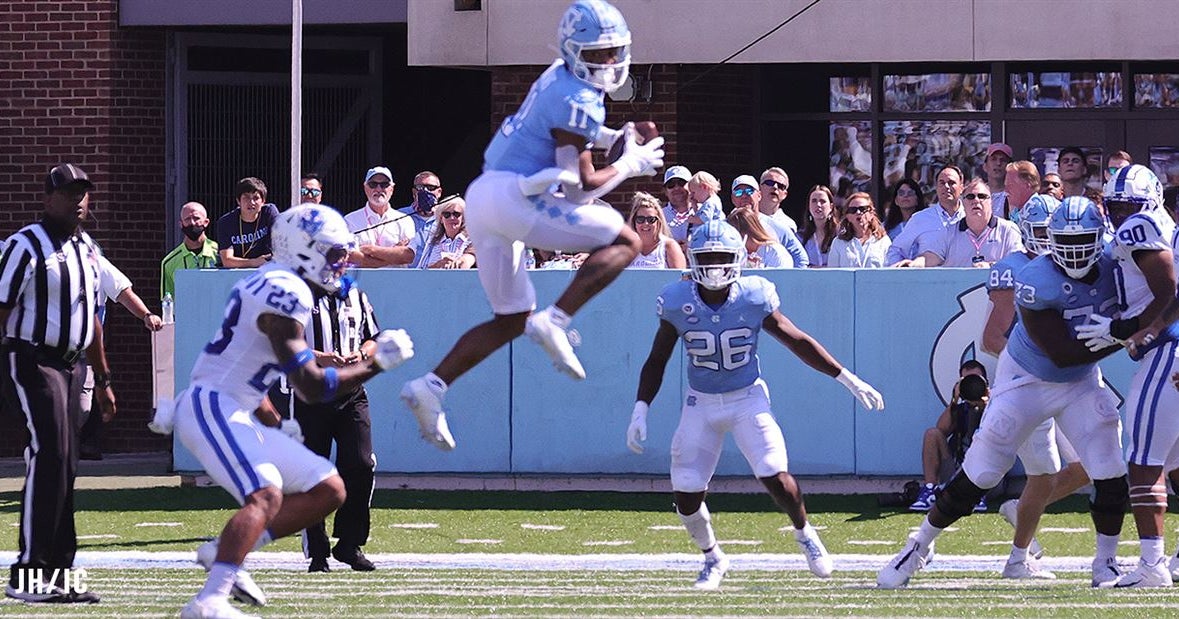 UNC WR Josh Downs on Record-Setting Pace