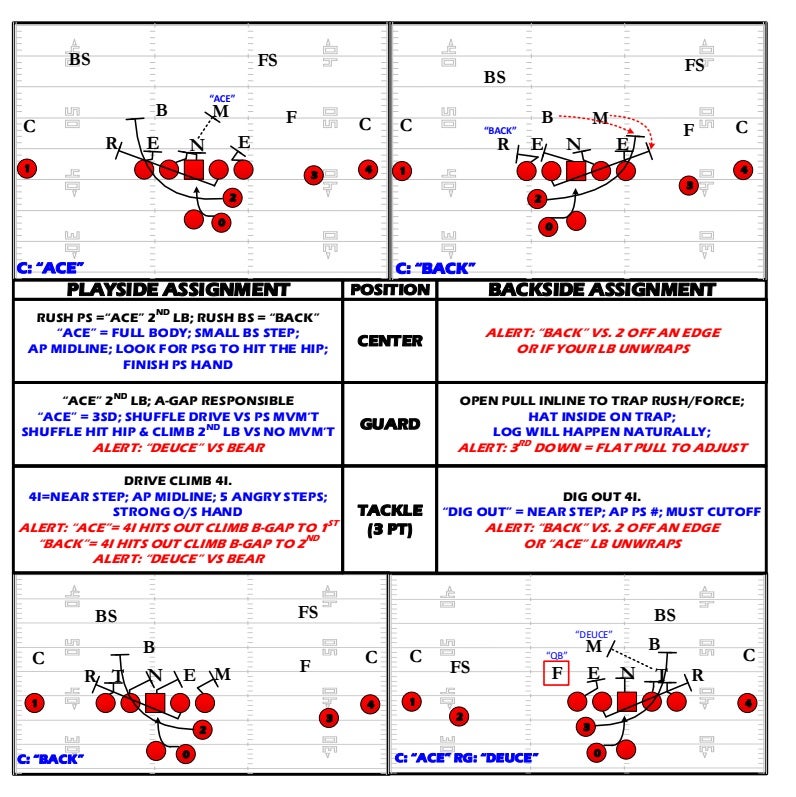 Offensive System. Pro Style. Inisde the Playbook