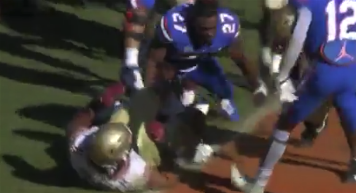 Pierce loses helmet, finds end zone to add exclamation point to FSU win -  The Independent Florida Alligator