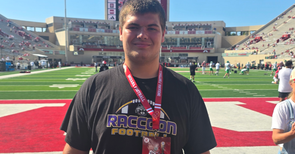 2028 OL Jacob Van der Kooy impressed by Indiana game day visit