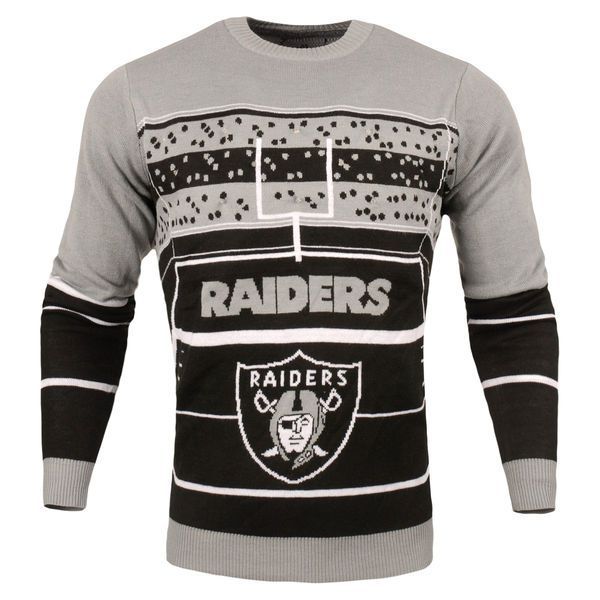 Las Vegas Raiders NFL Black Christmas Sweater • Kybershop