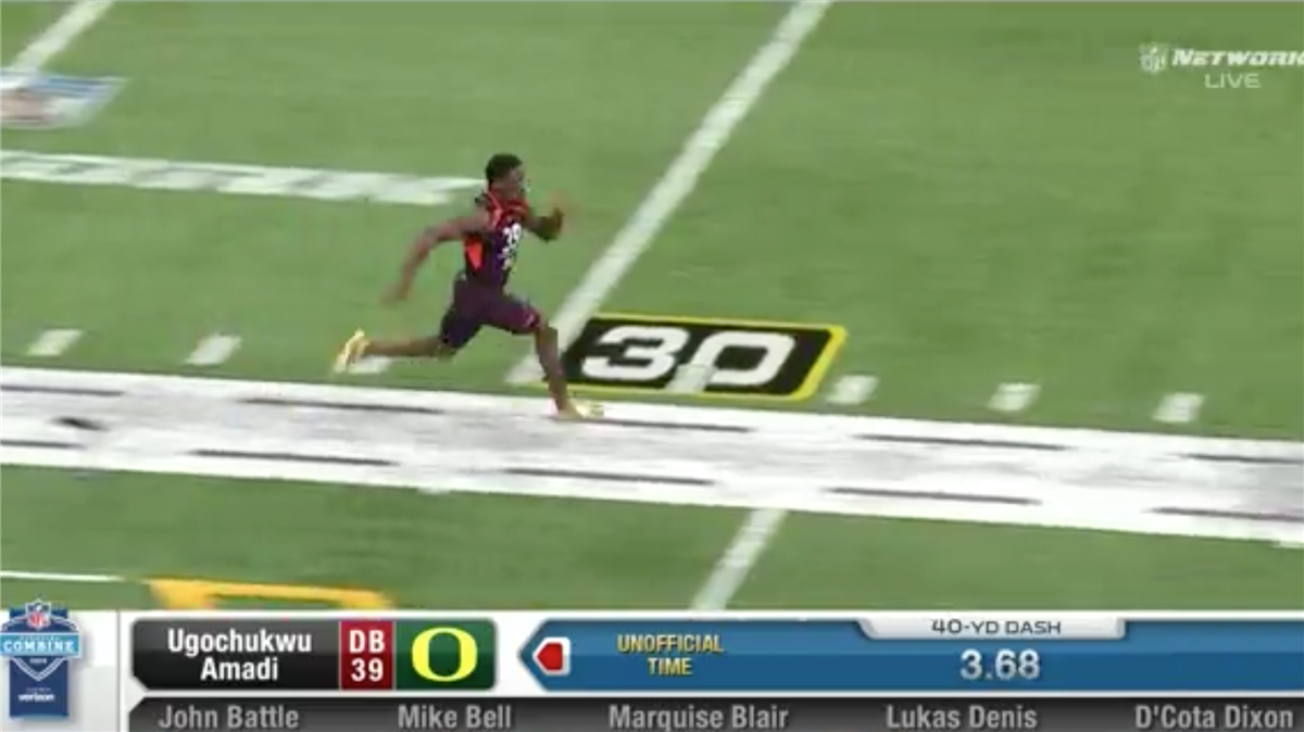 NFL scouting combine schedule 2019: Former Oregon star Ugo Amadi among the  defensive backs who will work out during final day 