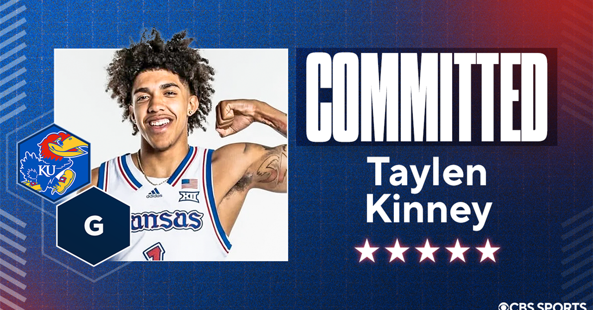 No. 1 point guard Taylen Kinney commits to Kansas Jayhawks