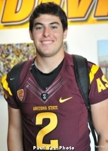 MIKE BERCOVICI Signed Autographed 8x10 Photo ASU Sun Devils Arizona State  COA 1