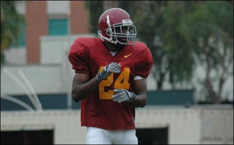 USC football player Shareece Wright during game at Hawaii on 9/2/2010 News  Photo - Getty Images