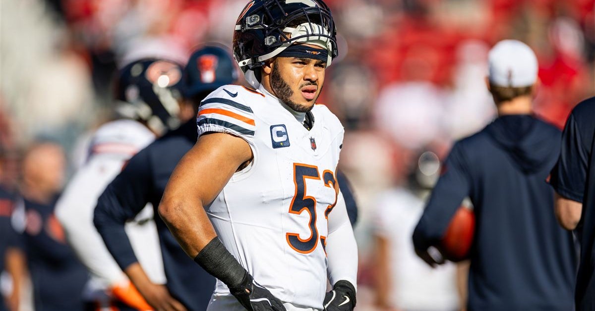 Bears linebacker T.J. Edwards is doubtful for Week 1
