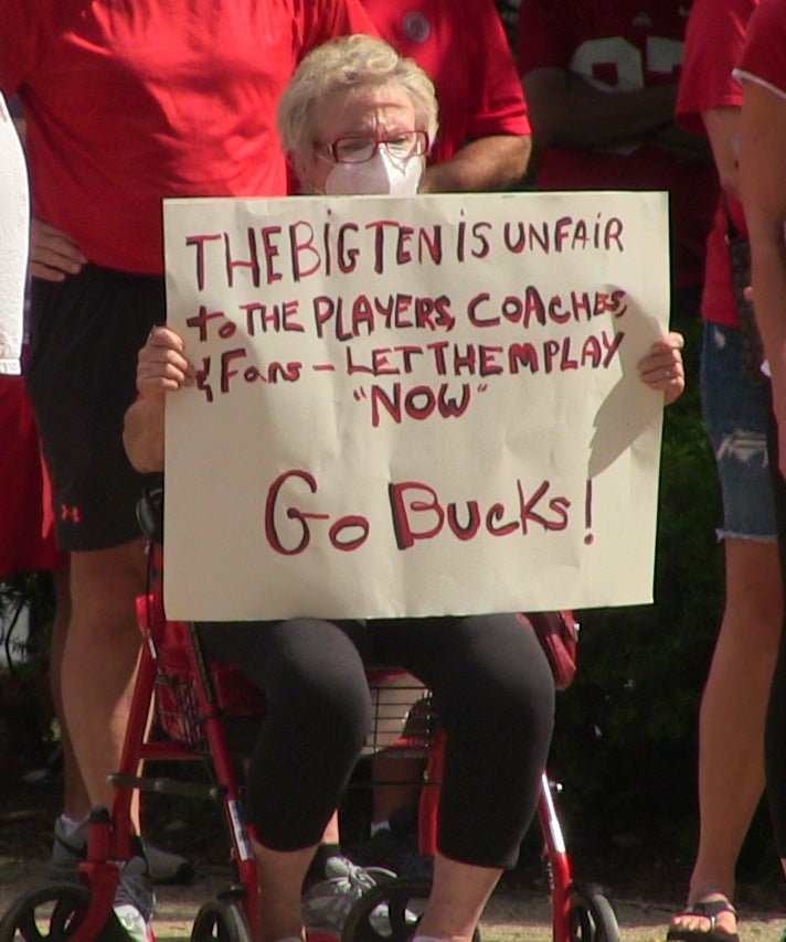 Sights and Sounds OSU parents make impassioned plea to Big Ten