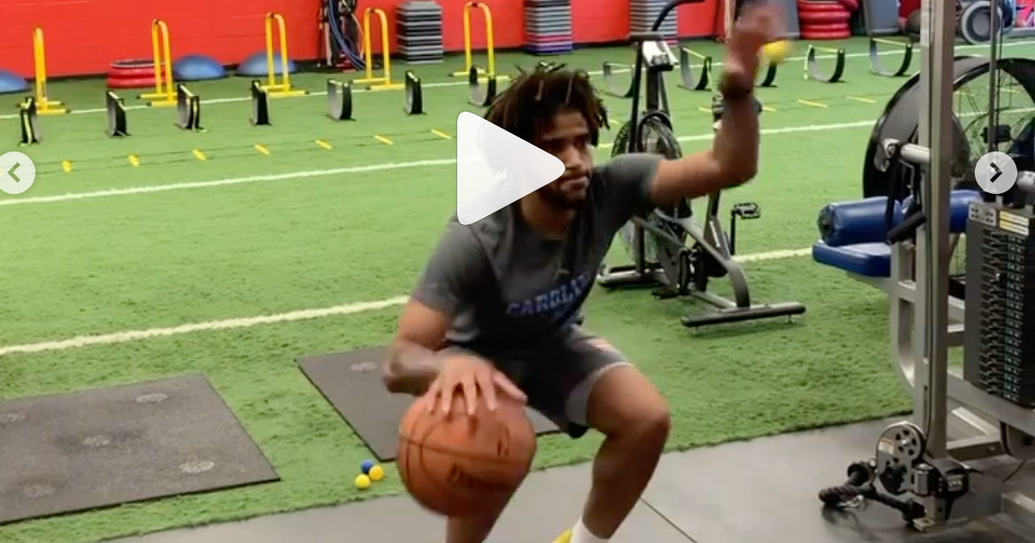 Video: UNC's R.J. Davis Offseason Workouts