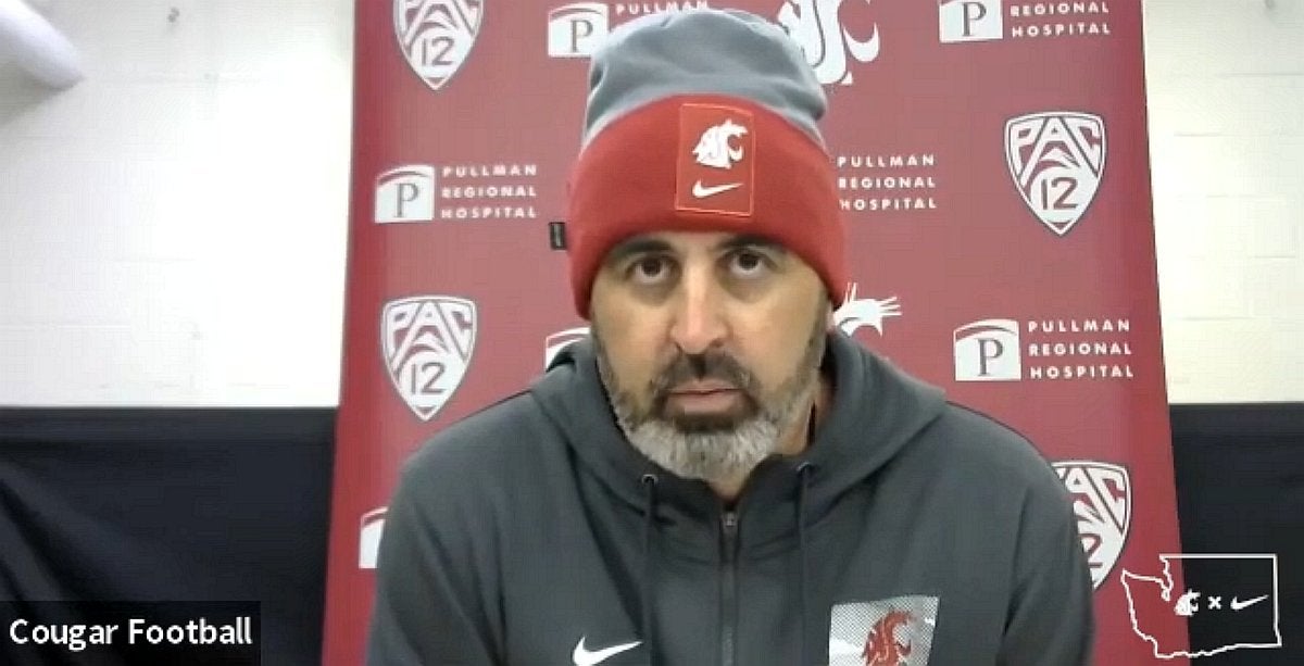 Nick Rolovich after WSU win says 32 Cougs currently unavailable 