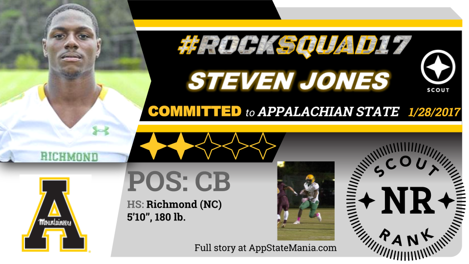 Steven Jones Jr. - Football - App State Athletics