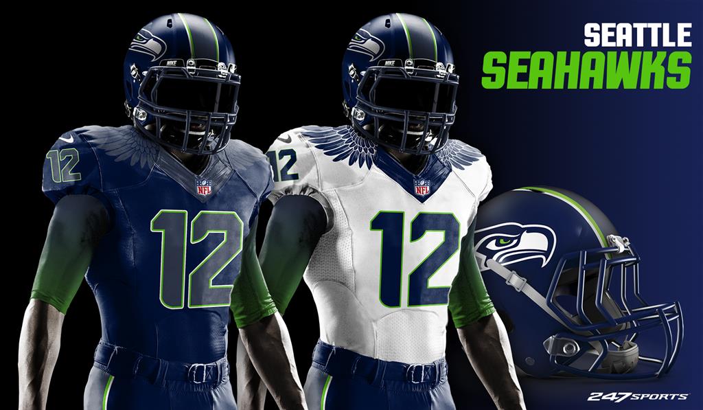 seahawks jersey redesign