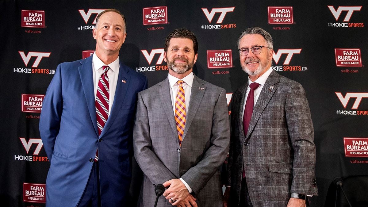 New Virginia Tech football coach Brent Pry 'honored' and 'humbled' to take  over Hokies program
