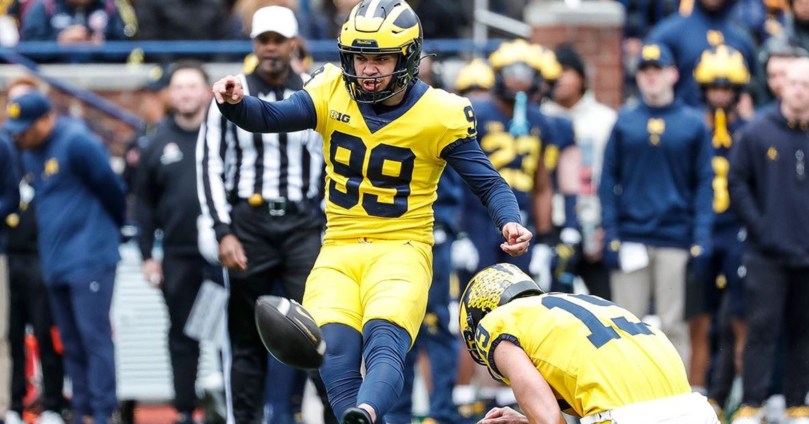 UNC Pulls Michigan Kicker Adam Samaha Out of Transfer Portal