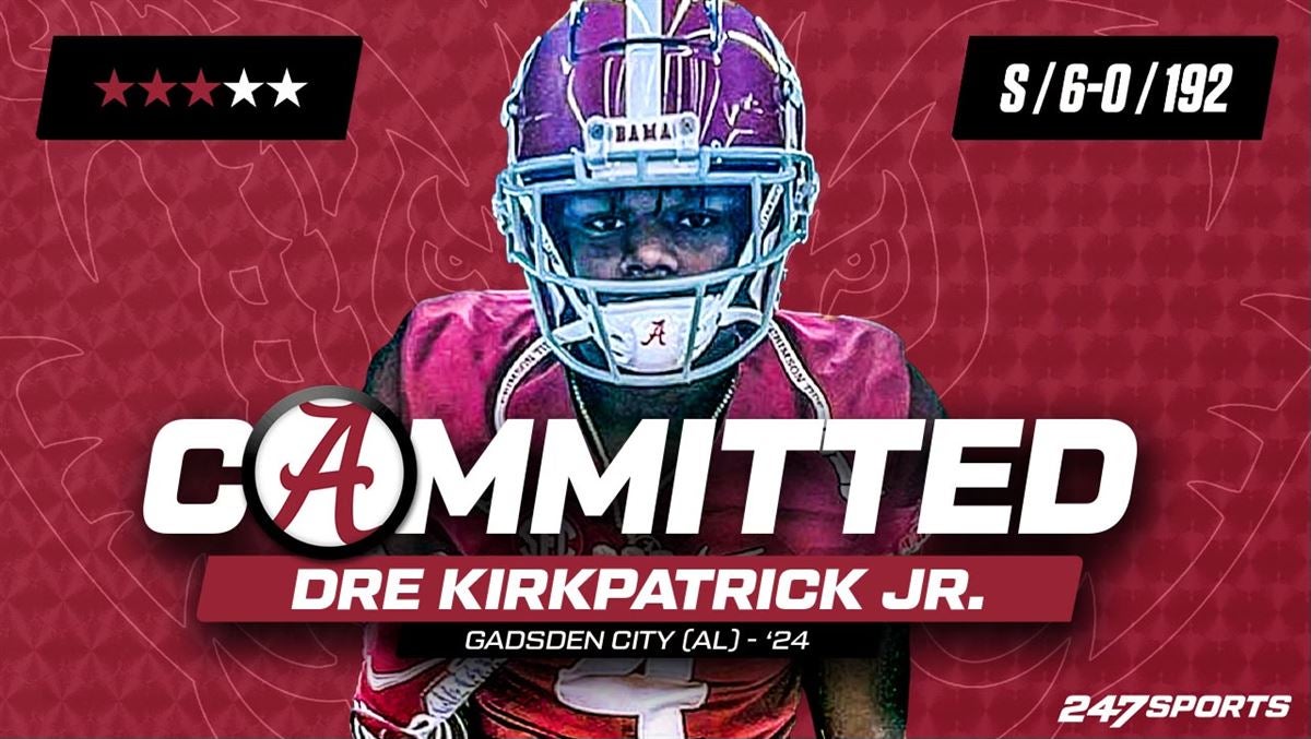 Alabama lands a commitment from Dre Kirkpatrick Jr., the first