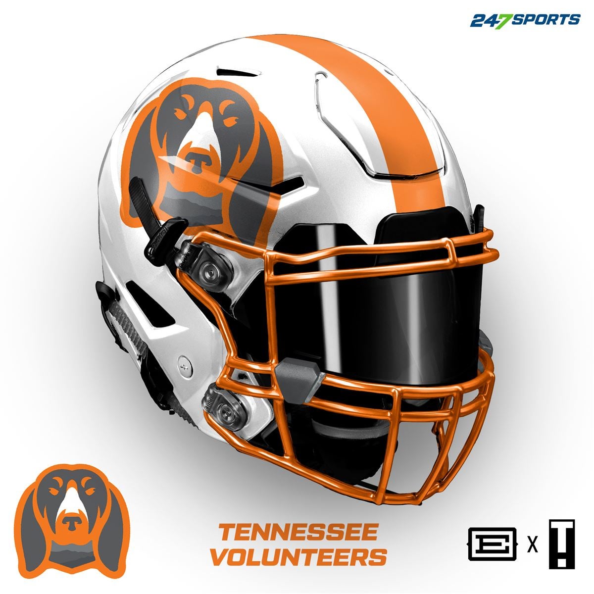 tennessee vols motorcycle helmet