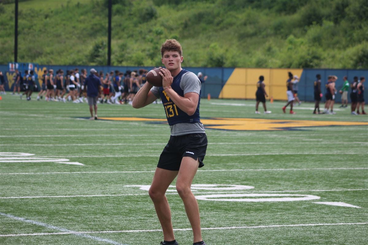 WATCH: QB Caden Veltkamp WVU Football Camp Highlights