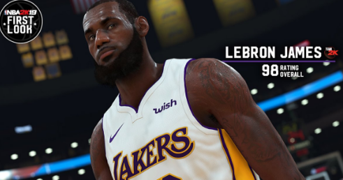 Lebron James Receives 98 Player Rating In Nba 2k19