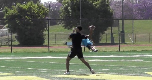 WATCH: Bryce Young throws during workout over weekend