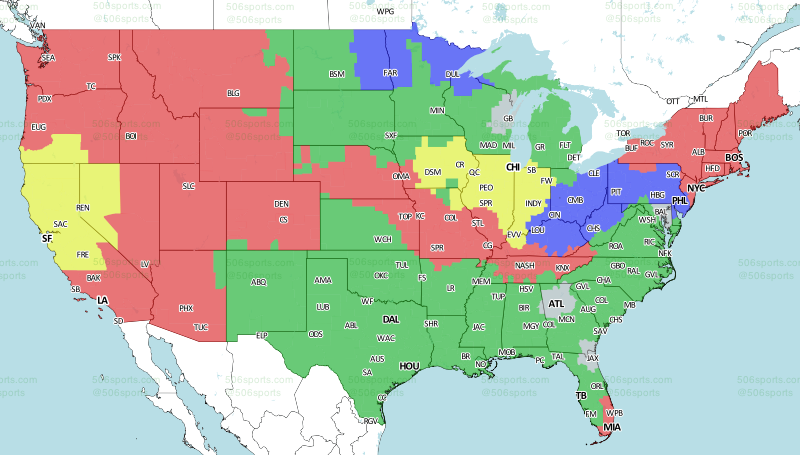 Chicago Bears Coverage Map Chicago Bears-San Francisco 49Ers Coverage Map