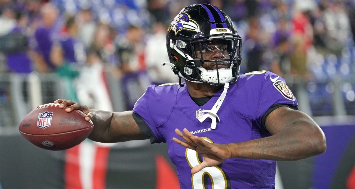 Ravens QB Lamar Jackson (illness) out vs. Bears; Tyler Huntley to