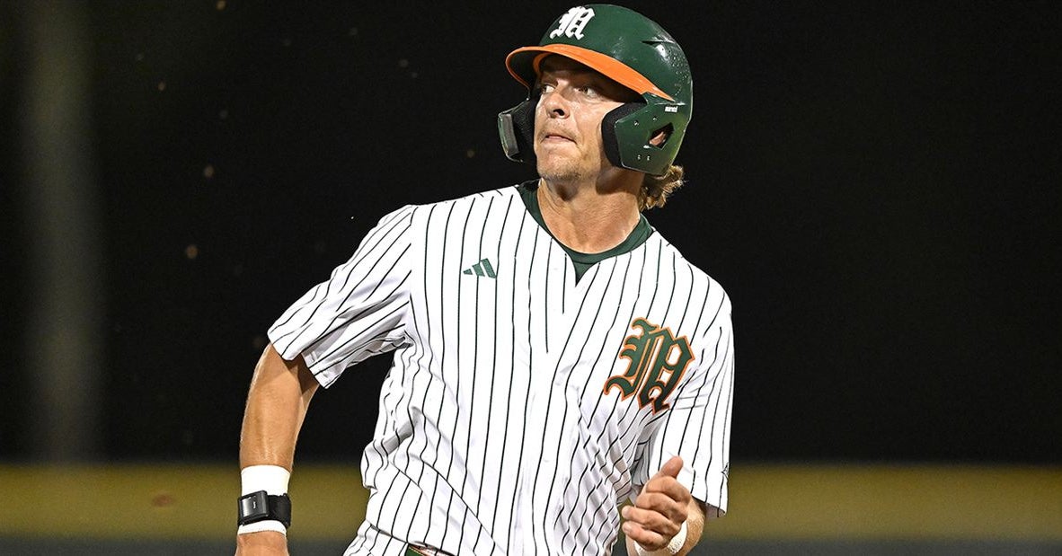 Max Galvin's tie-breaking double sparks 5-run 8th, Miami beats Troy 10-5