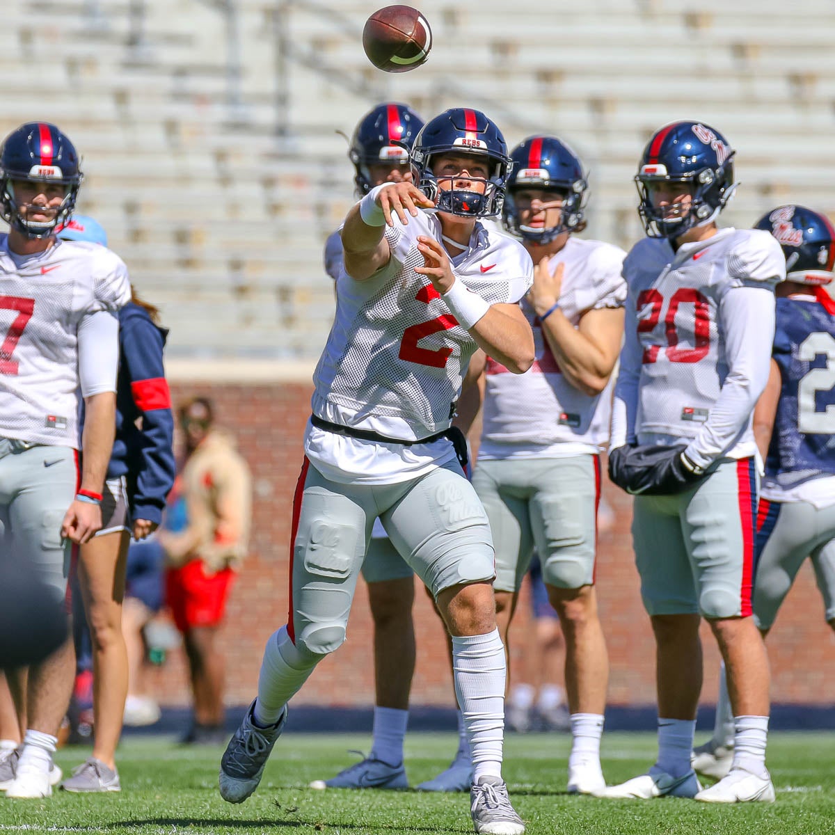 More Photos Full gallery from Ole Miss spring practice