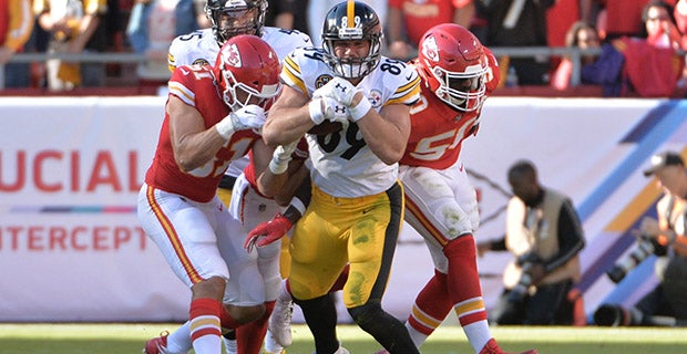 Pittsburgh Steelers tight end Matt Spaeth (89) warms up prior to a game  against the Minnesota Vikings at Heinz field in Pittsburgh PA. Pittsburgh  won the game 27-17. (Credit Image: © Mark