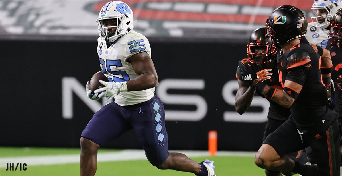 Pro Football Focus Ranks UNC's Williams, Carter Among Top RBs in NFL Draft  